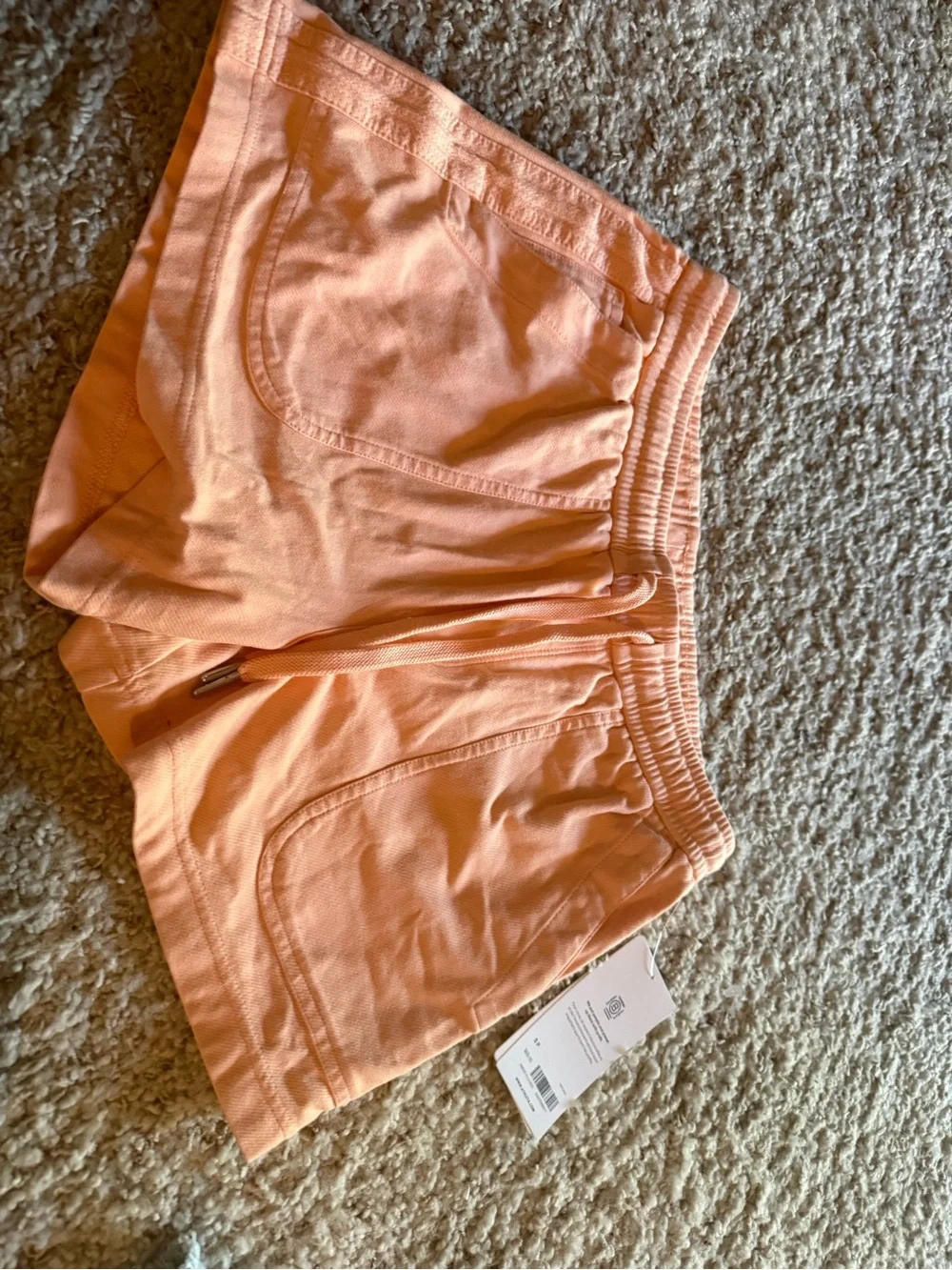 Athleta Coral Drawstring Athletic Shorts NWT